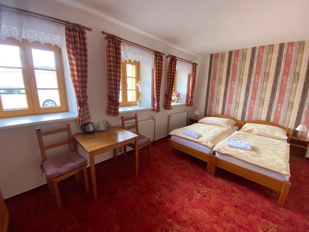 Pension U Kostela Frymburk nad Vltavou Exterior foto